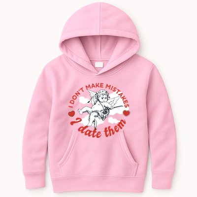 I Don't Make Mistakes I Date Them Cupid Kids Hoodie