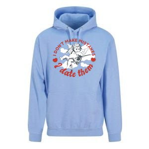 I Don't Make Mistakes I Date Them Cupid Unisex Surf Hoodie