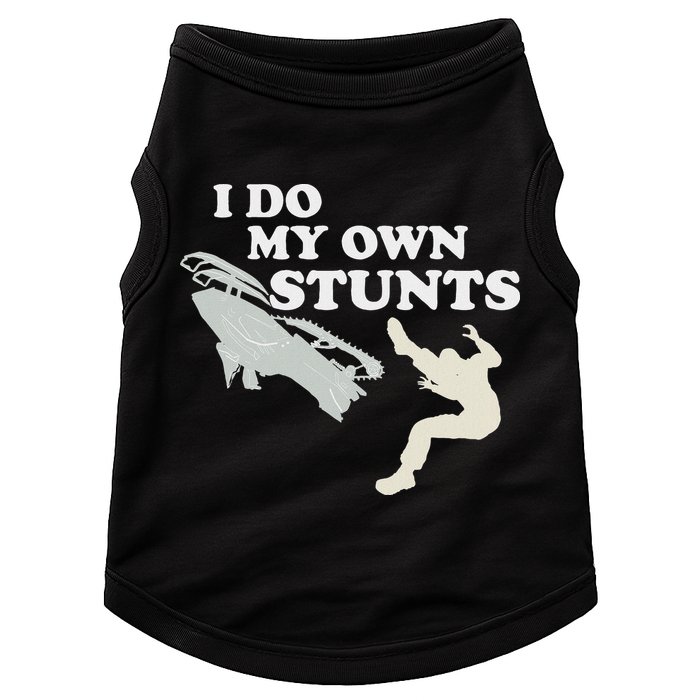 I Do My Own Stunts Snowmobile Snow Machine All Doggie Tank