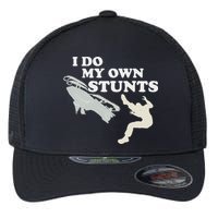 I Do My Own Stunts Snowmobile Snow Machine All Flexfit Unipanel Trucker Cap