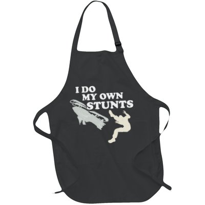 I Do My Own Stunts Snowmobile Snow Machine All Apron
