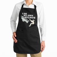 I Do My Own Stunts Snowmobile Snow Machine All Apron