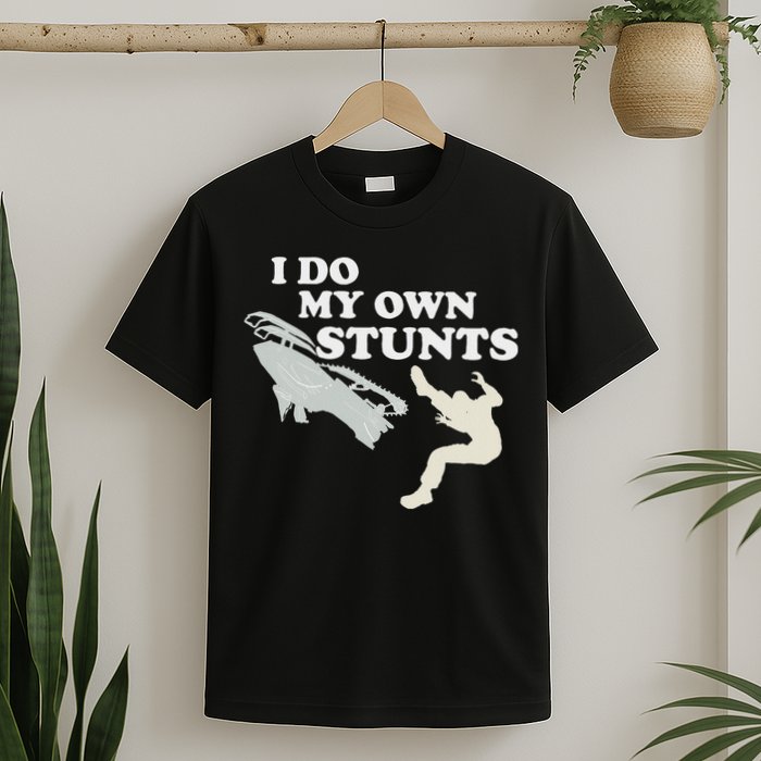 I Do My Own Stunts Snowmobile Snow Machine All T-Shirt