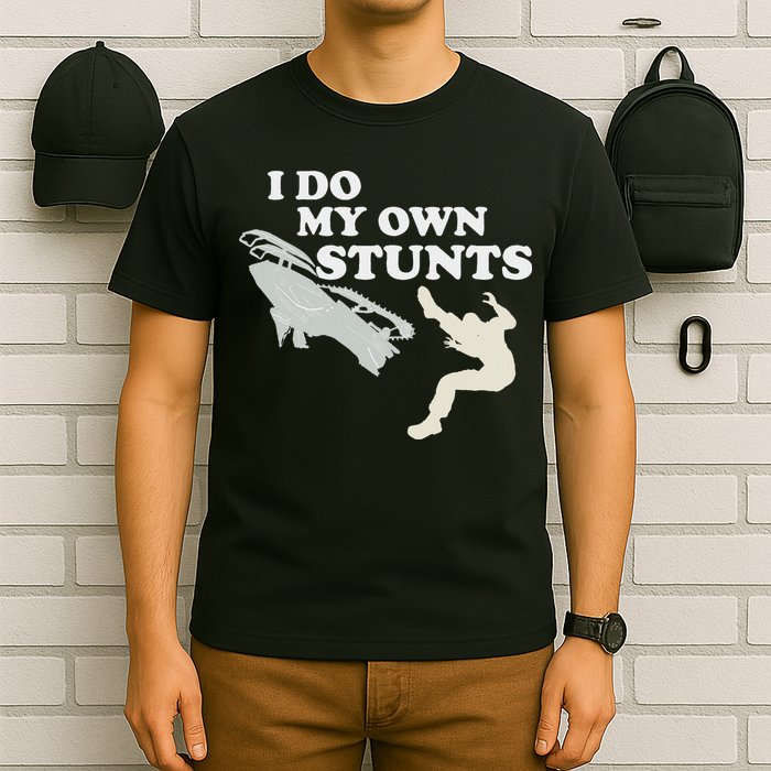I Do My Own Stunts Snowmobile Snow Machine All T-Shirt