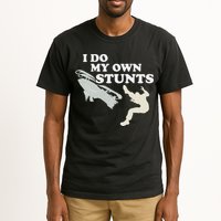 I Do My Own Stunts Snowmobile Snow Machine All Tall T-Shirt