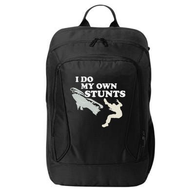 I Do My Own Stunts Snowmobile Snow Machine All City Backpack