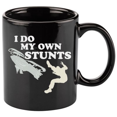 I Do My Own Stunts Snowmobile Snow Machine All 11oz C Handle Ceramic Mug
