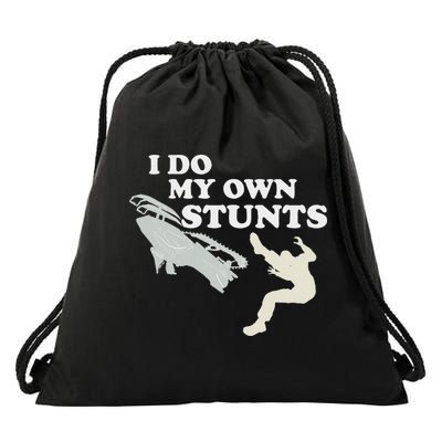 I Do My Own Stunts Snowmobile Snow Machine All Drawstring Bag