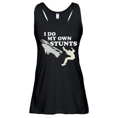 I Do My Own Stunts Snowmobile Snow Machine All Ladies Essential Flowy Tank