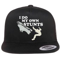 I Do My Own Stunts Snowmobile Snow Machine All Flatbill Hat