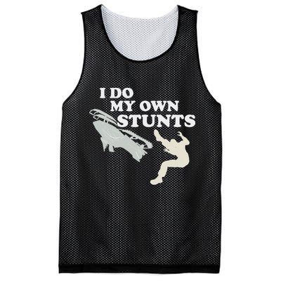 I Do My Own Stunts Snowmobile Snow Machine All Mesh Reversible Basketball Jersey Tank