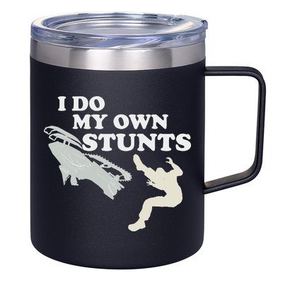 I Do My Own Stunts Snowmobile Snow Machine All 12oz Stainless Steel Coffee Mug