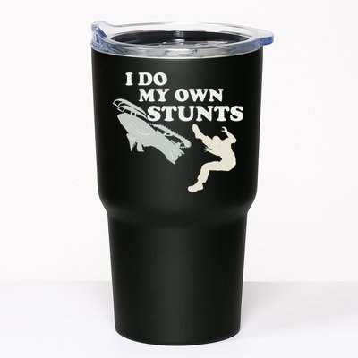I Do My Own Stunts Snowmobile Snow Machine All Tumbler