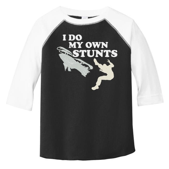 I Do My Own Stunts Snowmobile Snow Machine All Toddler Fine Jersey T-Shirt