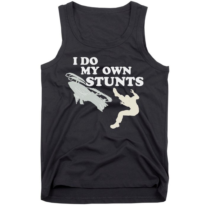 I Do My Own Stunts Snowmobile Snow Machine All Tank Top