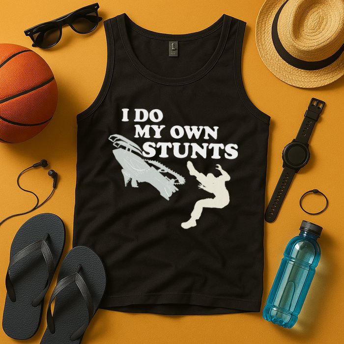 I Do My Own Stunts Snowmobile Snow Machine All Tank Top