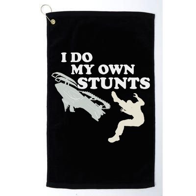 I Do My Own Stunts Snowmobile Snow Machine All Golf Towel