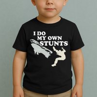I Do My Own Stunts Snowmobile Snow Machine All Toddler T-Shirt