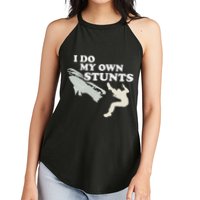 I Do My Own Stunts Snowmobile Snow Machine All Women's Perfect Tri Rocker Tank
