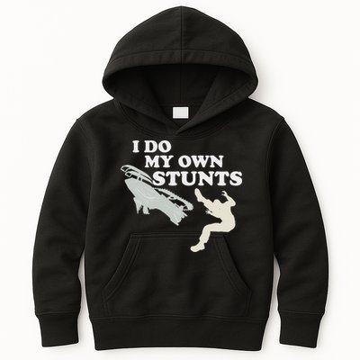 I Do My Own Stunts Snowmobile Snow Machine All Kids Hoodie