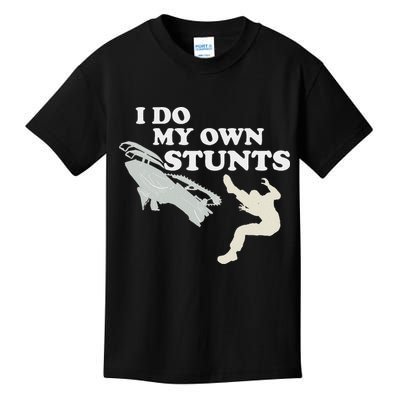 I Do My Own Stunts Snowmobile Snow Machine All Kids T-Shirt
