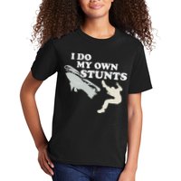 I Do My Own Stunts Snowmobile Snow Machine All Kids T-Shirt