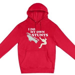 I Do My Own Stunts Snowmobile Snow Machine All Premium Pullover Hoodie