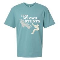 I Do My Own Stunts Snowmobile Snow Machine All Sueded Cloud Jersey T-Shirt