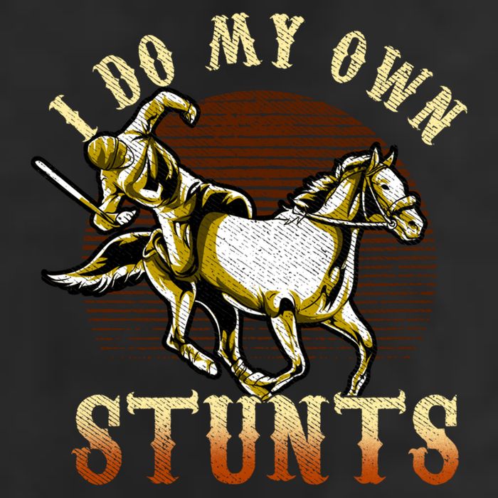 I Do My Own Stunts Horse Riding Competition Skills Gift 25L Jumbo Tote