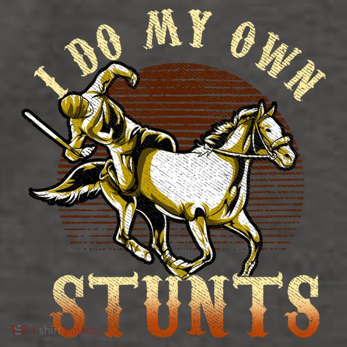 I Do My Own Stunts Horse Riding Competition Skills Gift Vector Backpack