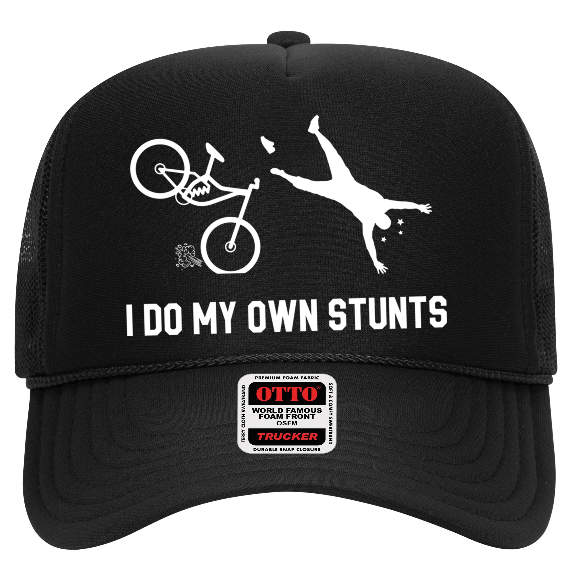 I Do My Own Stunts Mountain Bike Funny Mtb Gift Hat
