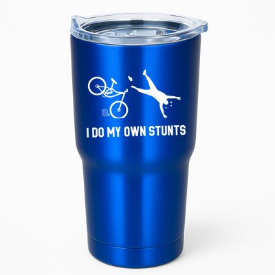I Do My Own Stunts Mountain Bike Funny Mtb Gift Tumbler