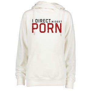 I Direct Midget Porn Funny Womens Funnel Neck Pullover Hood