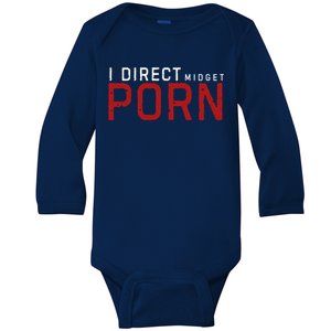 I Direct Midget Porn Funny Baby Long Sleeve Bodysuit