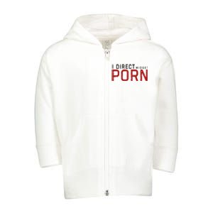 I Direct Midget Porn Funny Toddler Zip Fleece Hoodie