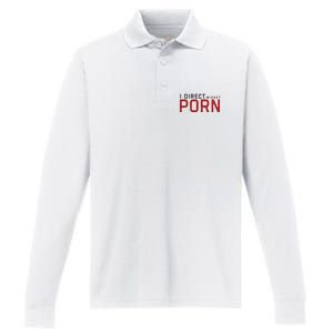 I Direct Midget Porn Funny Performance Long Sleeve Polo