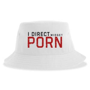 I Direct Midget Porn Funny Sustainable Bucket Hat