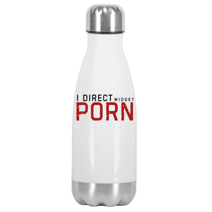 I Direct Midget Porn Funny Stainless Steel Insulated Water Bottle