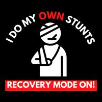 I Do My Own Stunts Recovery Mode On Fun Great Gift Injury Meaningful Gift Wool Snapback Cap