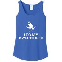 I Do My Own Stunts Ski Gift Ladies Essential Tank