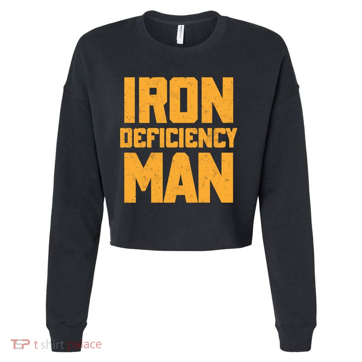 Iron Deficiency Man Cropped Pullover Crew