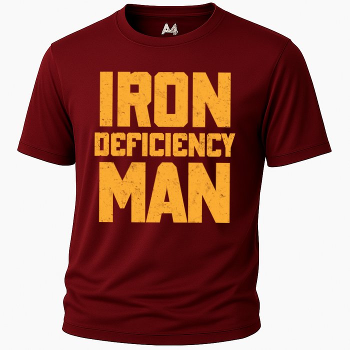 Iron Deficiency Man Cooling Performance Crew T-Shirt