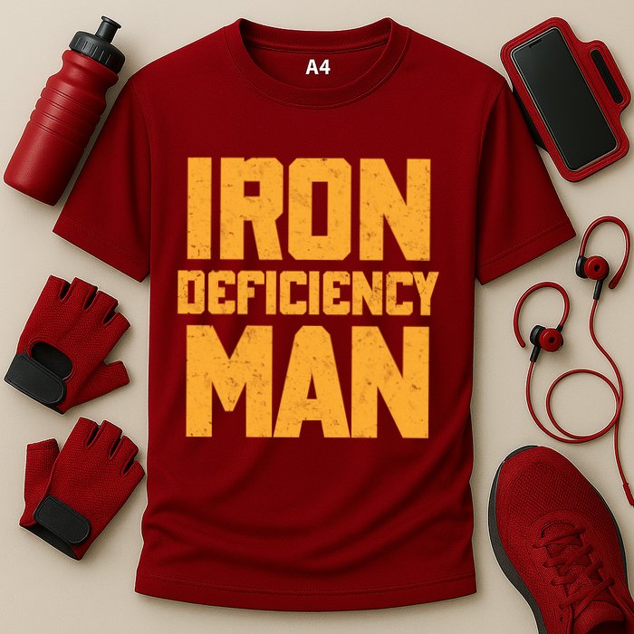 Iron Deficiency Man Cooling Performance Crew T-Shirt