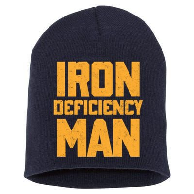 Iron Deficiency Man Short Acrylic Beanie