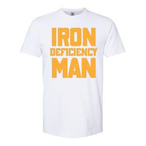 Iron Deficiency Man Softstyle CVC T-Shirt