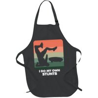I Do My Own Stunts Funny Skateboard Apron