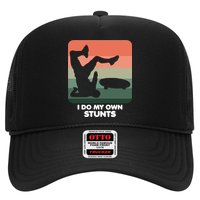 I Do My Own Stunts Funny Skateboard Trucker Hat