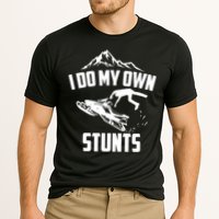 I Do My Own Stunts Snowmobile Cool Gift Cooling Performance Crew T-Shirt