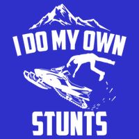 I Do My Own Stunts Snowmobile Cool Gift 16 in Basic Backpack