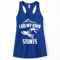 I Do My Own Stunts Snowmobile Cool Gift Womens Tank Top